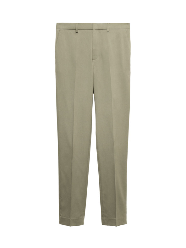 Marks & Spencer Schmale, elegante Stretch-Chino-Hose von Marks & Spencer grün