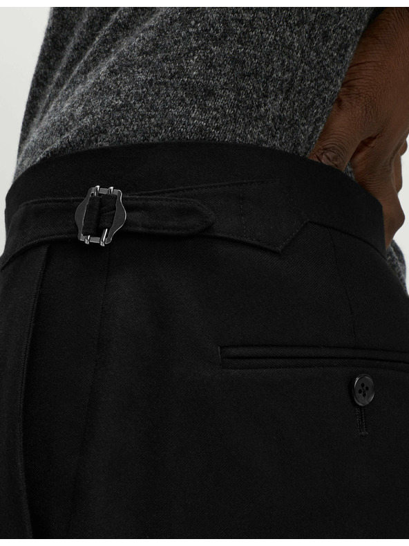 Marks & Spencer Warme Hose mit seitlichen Zugbändern und Grifflasche von Marks & Spencer schwarz