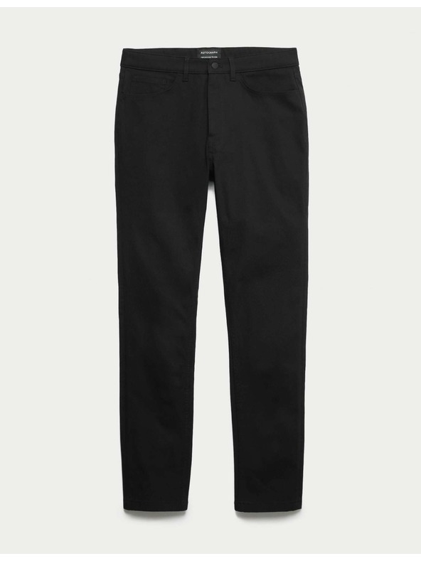 Marks & Spencer Hose mit 5 Taschen und Twill von Marks & Spencer in Schwarz