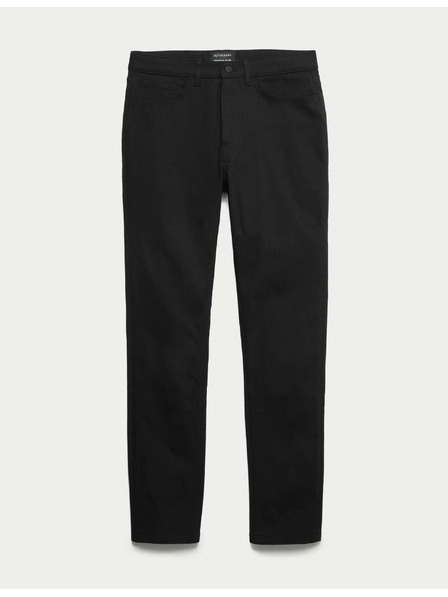 Marks & Spencer Hose mit 5 Taschen und Twill von Marks & Spencer in Schwarz