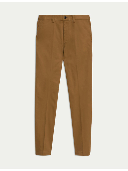 Marks & Spencer Twill-Chino-Hose Heritage im normalen Schnitt von Marks & Spencer in Braun