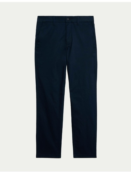 Marks & Spencer Superlichte Chino-Hose, normaler Schnitt von Marks & Spencer in Marineblau
