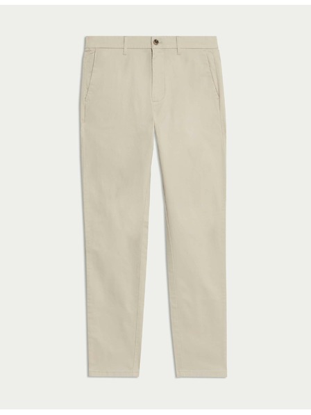 Marks & Spencer Stretch-Chinohose slim fit Marks & Spencer beige