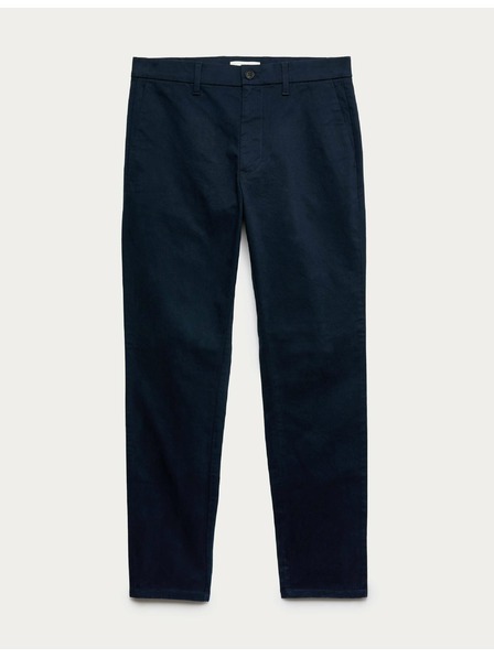 Marks & Spencer Marks & Spencer Stretch Chino Slim Fit Hose Marineblau