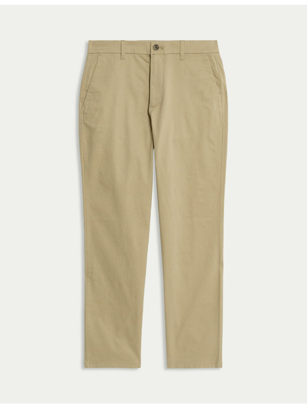 Marks & Spencer Stretchy chino pants, regular fit Marks & Spencer beige