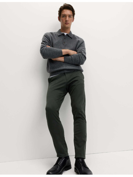 Marks & Spencer Marks & Spencer Stretch Chino Slim Fit Hose grau