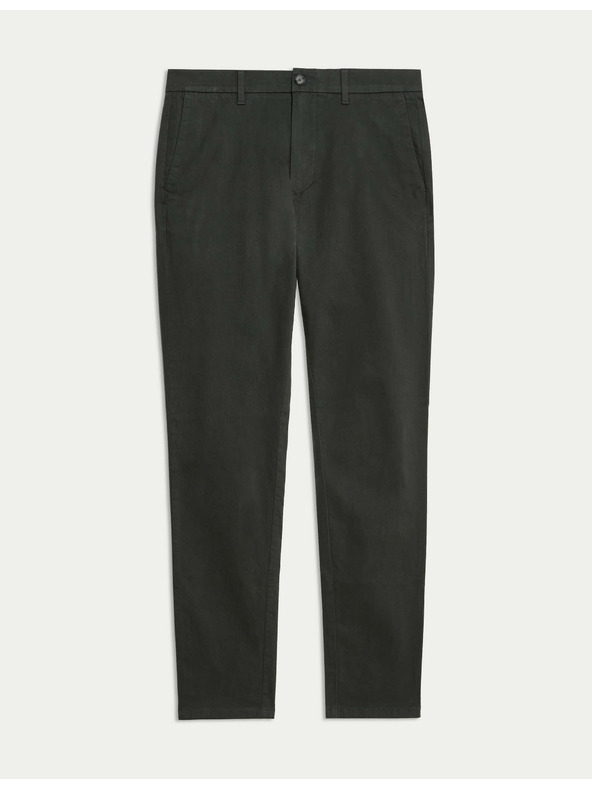 Marks & Spencer Marks & Spencer Stretch Chino Slim Fit Hose grau