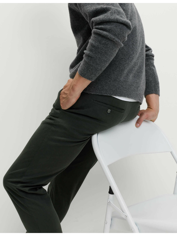 Marks & Spencer Marks & Spencer Stretch Chino Slim Fit Hose grau