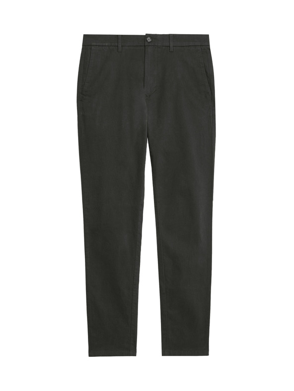 Marks & Spencer Marks & Spencer Stretch Chino Slim Fit Hose grau