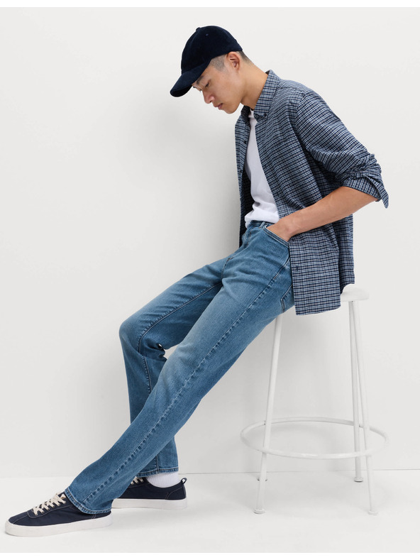 Marks & Spencer Marks & Spencer gerade geschnittene Stretch-Jeans blau