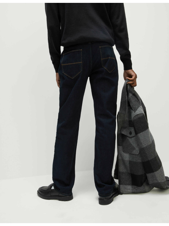 Marks & Spencer Stretch-Jeans in geradem Schnitt von Marks & Spencer marineblau