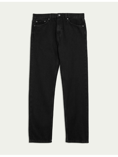 Marks & Spencer Loose Fit Authentic Jeans in geradem Schnitt von Marks & Spencer schwarz