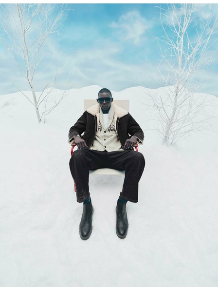 Marks & Spencer Schmale Smart Pleat Jeans von Marks & Spencer marineblau