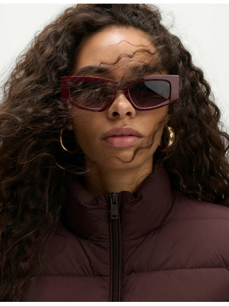 Marks & Spencer Zusammenfaltbare Steppjacke mit Feder- und Daunenfüllung von Marks & Spencer in Rot