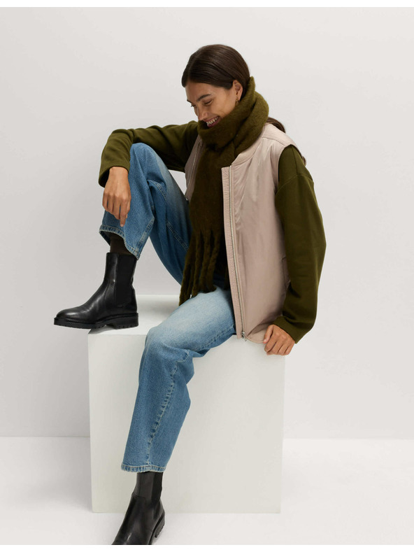 Marks & Spencer Gefütterte Weste von Marks & Spencer in Beige