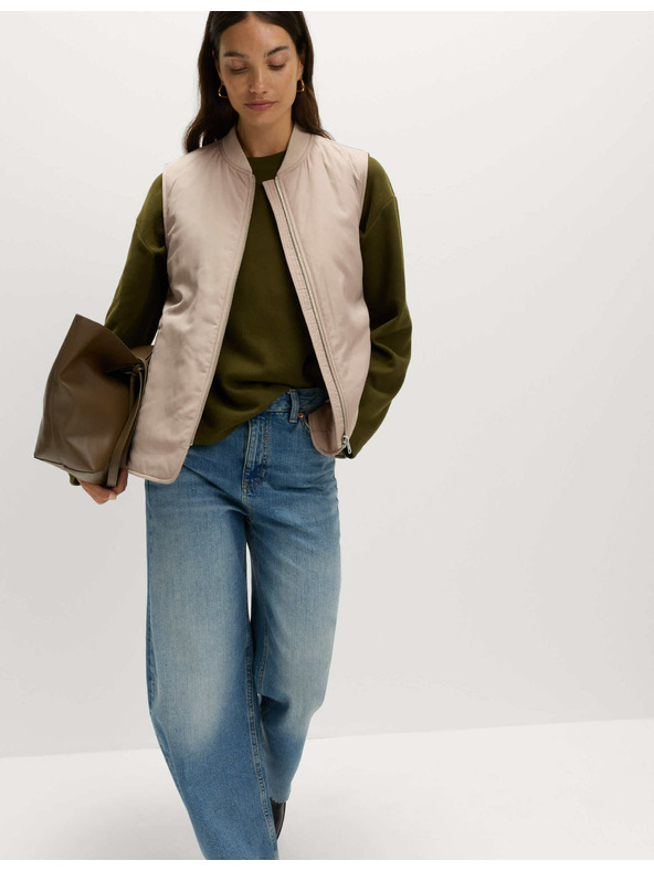 Marks & Spencer Gefütterte Weste von Marks & Spencer in Beige