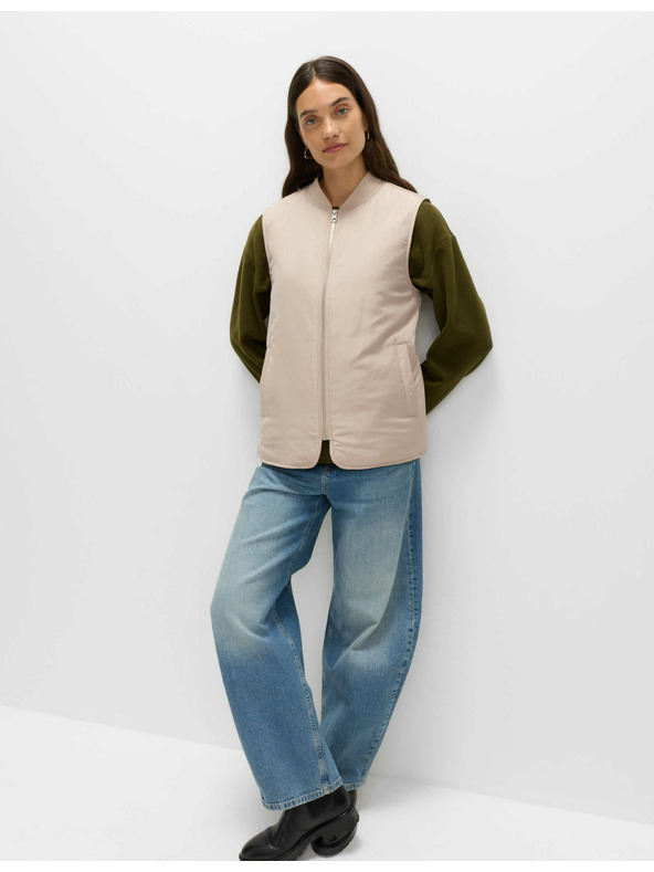 Marks & Spencer Gefütterte Weste von Marks & Spencer in Beige