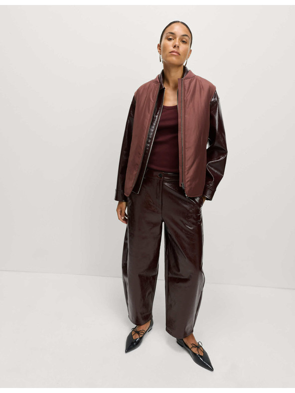 Marks & Spencer Gefütterte Weste von Marks & Spencer in Braun