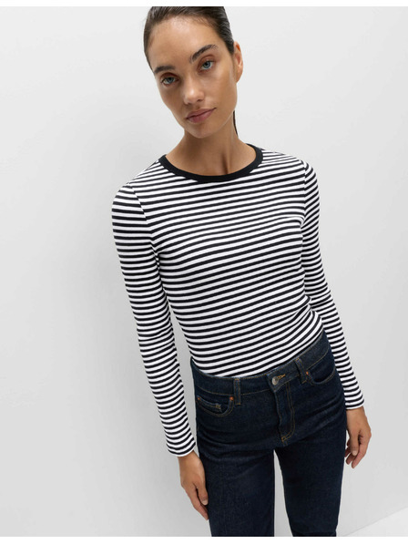 Marks & Spencer Gerippter Top mit hohem Baumwollanteil von Marks & Spencer weiß