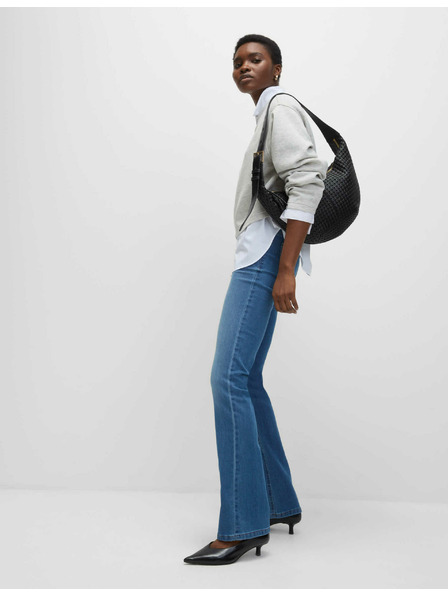 Marks & Spencer Jeggings mit ausgestelltem Bein von Marks & Spencer navy