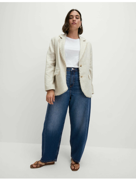 Marks & Spencer Gerade Jeans mit mittlerem Bund von Marks & Spencer navy
