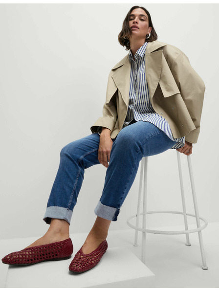 Marks & Spencer Super weiche High-Waist-Jeans Harper von Marks & Spencer navy