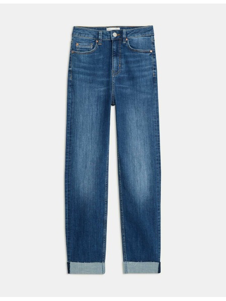 Marks & Spencer Super weiche High-Waist-Jeans Harper von Marks & Spencer navy
