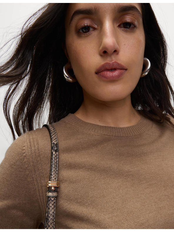 Marks & Spencer Außergewöhnlich weicher Pullover mit Rundhalsausschnitt von Marks & Spencer braun