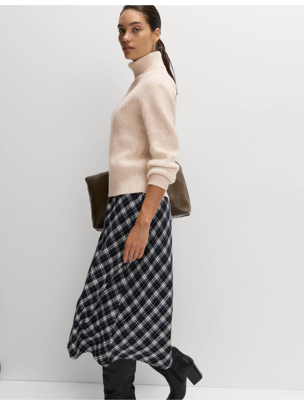 Marks & Spencer Gerippter Rollkragenpullover aus Wolkengarn von Marks & Spencer beige