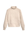 Marks & Spencer Gerippter Rollkragenpullover aus Wolkengarn von Marks & Spencer beige