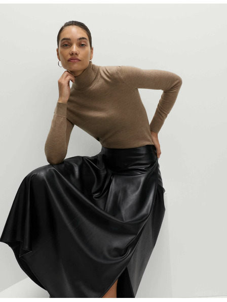 Marks & Spencer Pullover mit Rollkragen aus 100% Merinowolle von Marks & Spencer braun