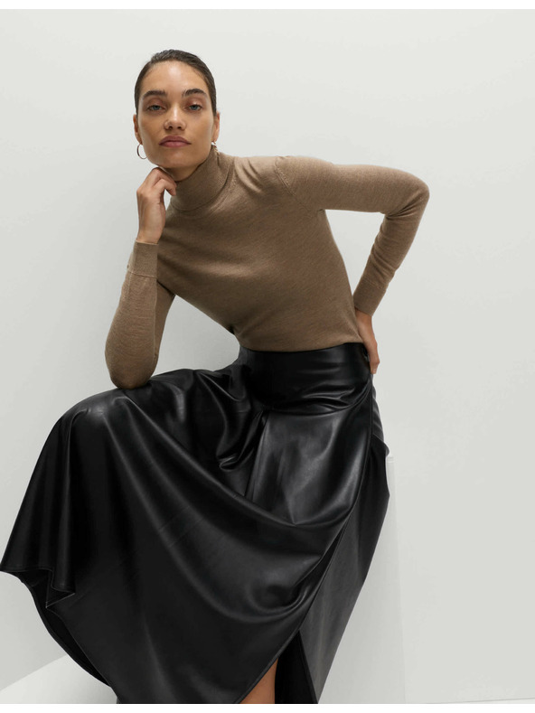 Marks & Spencer Pullover mit Rollkragen aus 100% Merinowolle von Marks & Spencer braun