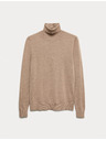 Marks & Spencer Pullover mit Rollkragen aus 100% Merinowolle von Marks & Spencer braun