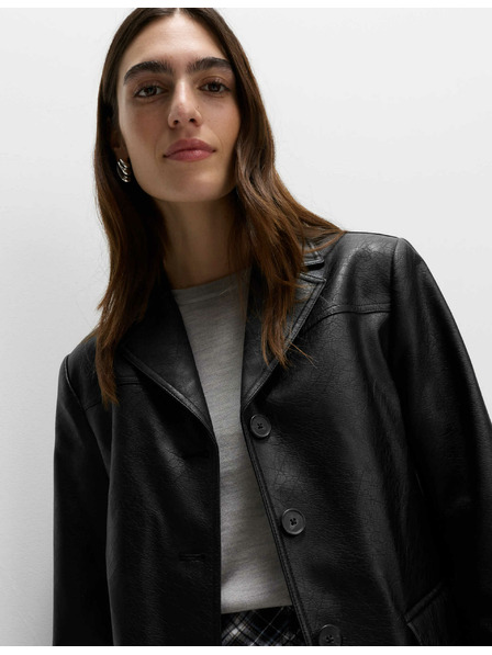 Marks & Spencer Einreihiges Used-Look-Sakko von Marks & Spencer in Schwarz