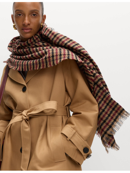 Marks & Spencer Langer Trenchcoat mit Gürtel und hohem Baumwollanteil von Marks & Spencer in Braun