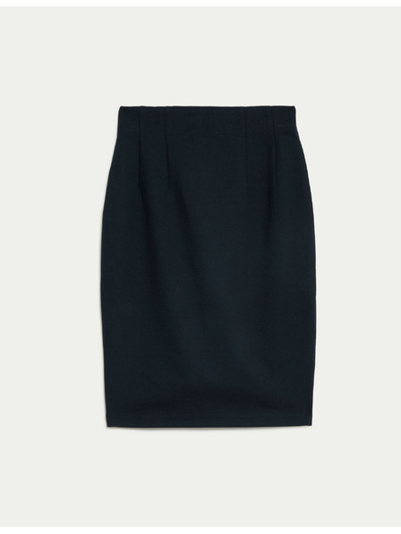 Marks & Spencer Jersey-Etuirock knielang von Marks & Spencer in Marineblau