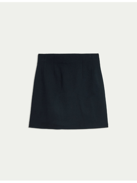 Marks & Spencer Jersey-Mini-Rock in A-Linie Marks & Spencer marineblau