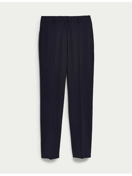 Marks & Spencer Knöchellange Hose mit Stretch, schmaler Schnitt Marks & Spencer marineblau