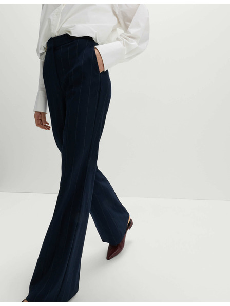 Marks & Spencer Enge Schlaghose mit Streifen Marks & Spencer marineblau