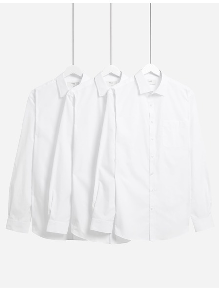 Marks & Spencer Set mit drei weißen Herrenhemden von Marks & Spencer