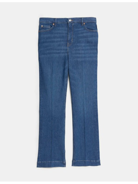 Marks & Spencer Dunkelblaue Damenjeans mit hoher Taille Marks & Spencer