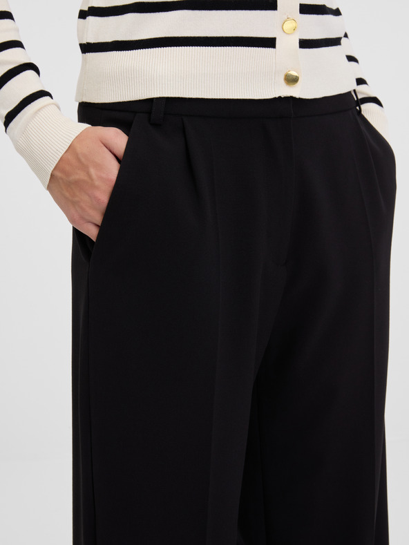 Orsay Schwarze Damen-Weitbeinhose ORSAY