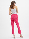 Orsay Rosa gemusterte Damen-Cropped-Hose ORSAY