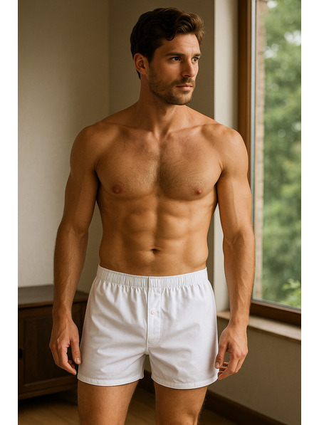 Celio Weiße Herrenshorts Celio Jiwosolid