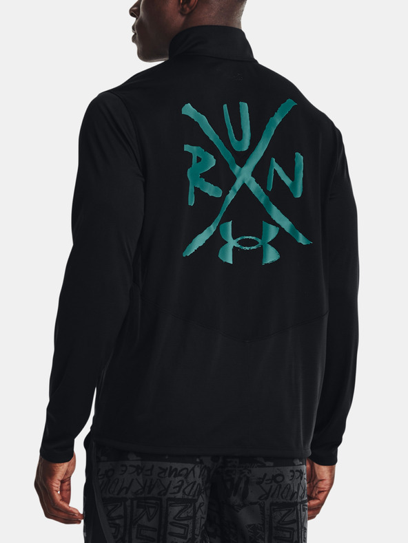 Under Armour Herren T-Shirt Under Armour UA Destroy All Miles 1/2 Zip