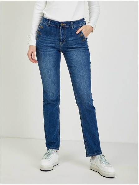 Orsay Blaue Damen-Straight-Fit-Jeans Miko von ORSAY