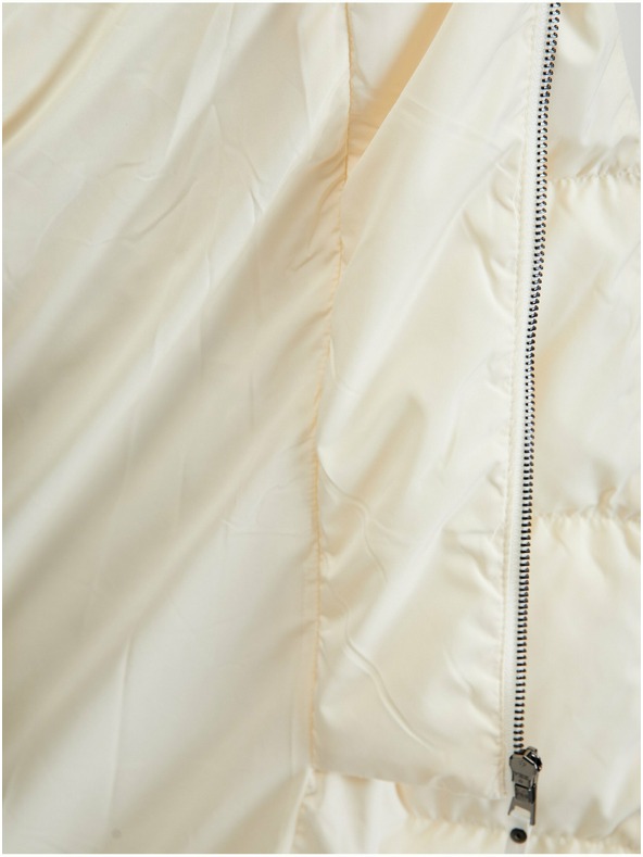 Orsay Cremefarbener Damen-Daunenmantel ORSAY