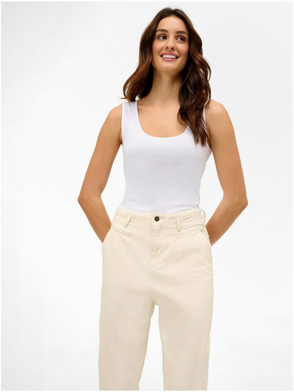 Orsay Weißes Basic-Top von ORSAY