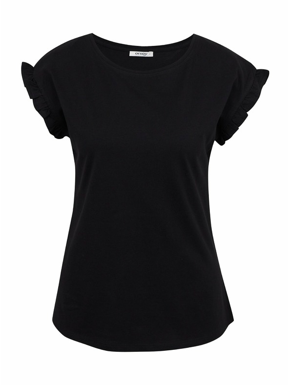Orsay Schwarzes Damen-T-Shirt ORSAY