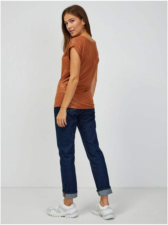 Orsay Braunes T-Shirt ORSAY